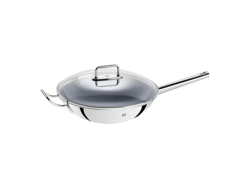 Zwilling 40992-032-0 Wok 32 cm, rustfrit stål, sølv