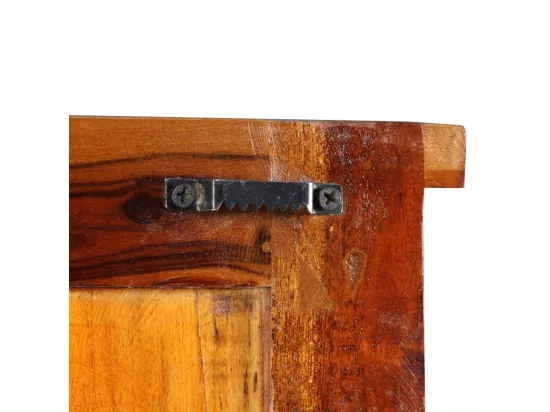 Porte-manteau 2 pcs Bois de récupération massif 38x100 cm