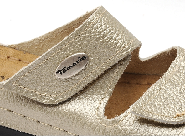 Tamaris mules et sabots plats femme 27510 41 or