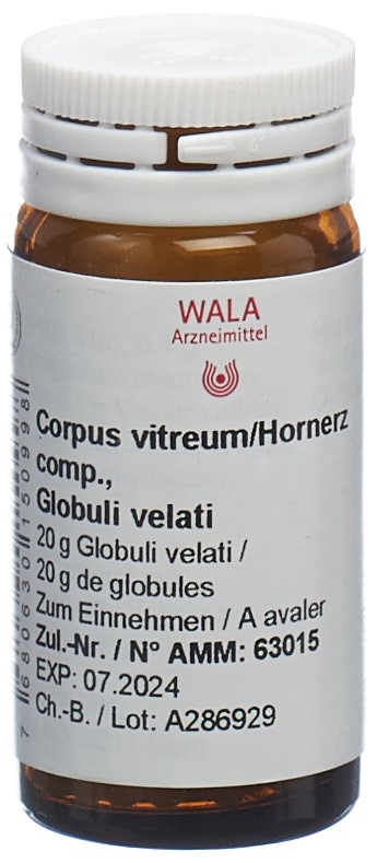 WALA Corpus vitreum/Hornerz comp<br>20 g, Streukügelchen