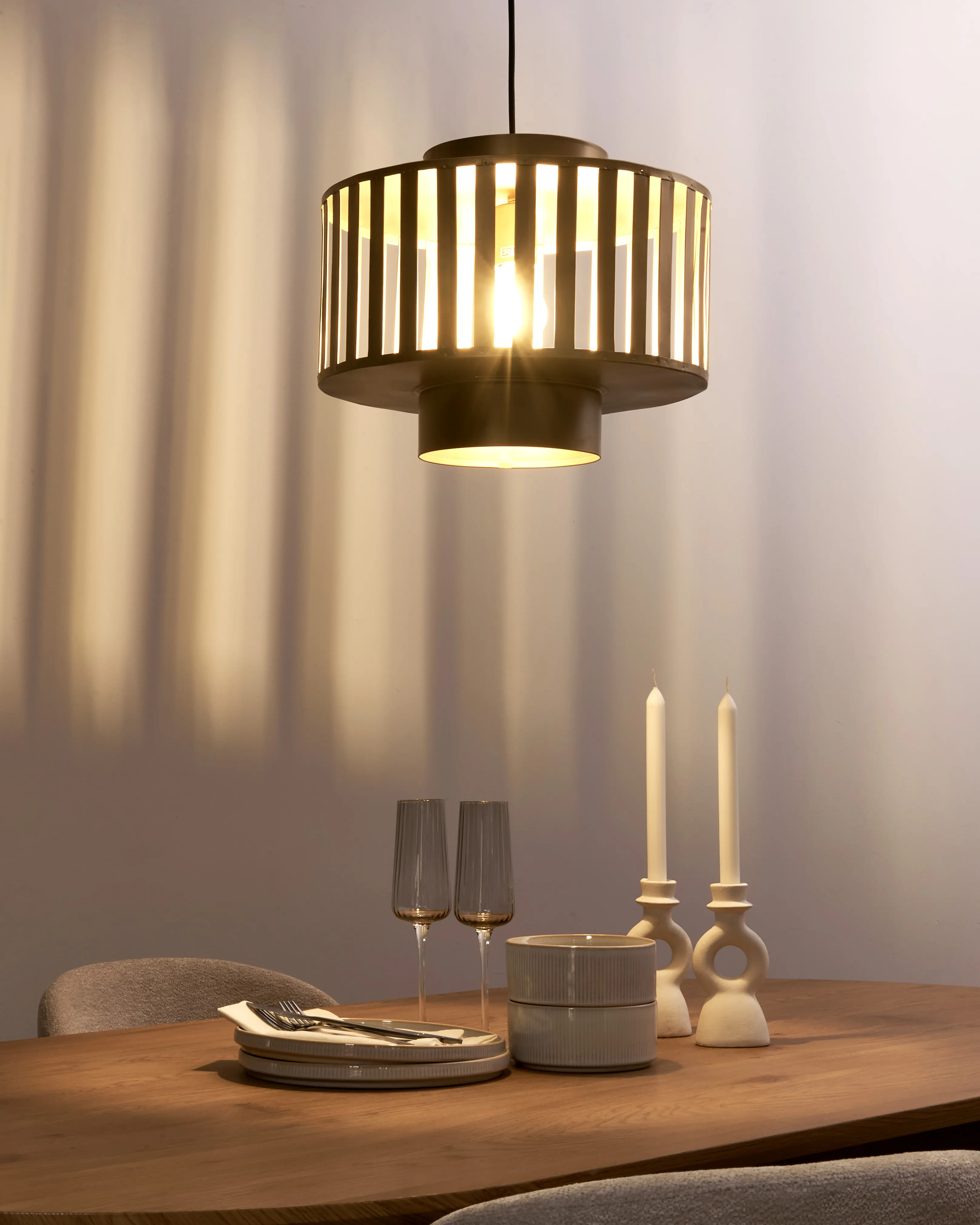 Hanglamp HUGLI Metaal Messing