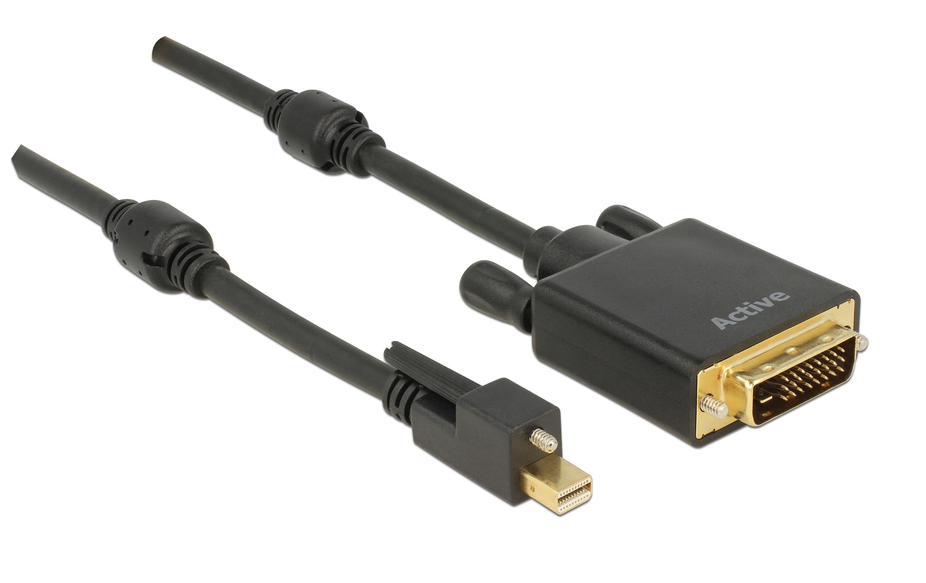 Kabel Mini-DisplayPort - DVI-D, 1 mVideo-Kabel zum Anschluss eines DVI-Monitors