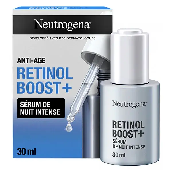 Sérum Facial Noturno Anti-Idade e Antirrugas Neutrogena Retinol Boost 30ml
