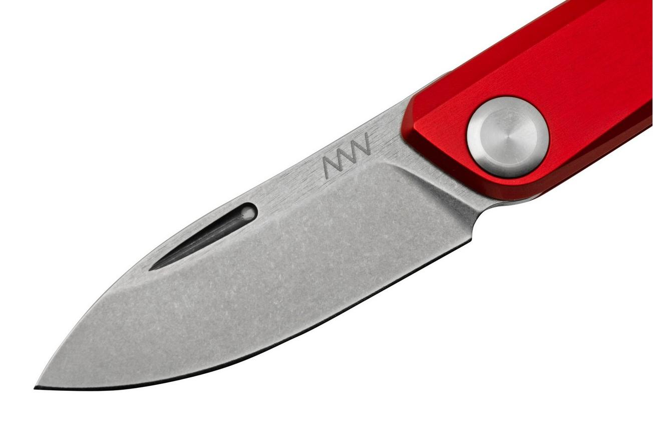 ANV Z050, Z050-008, Stonewashed Sleipner, Dural Red Aluminium, zakmes