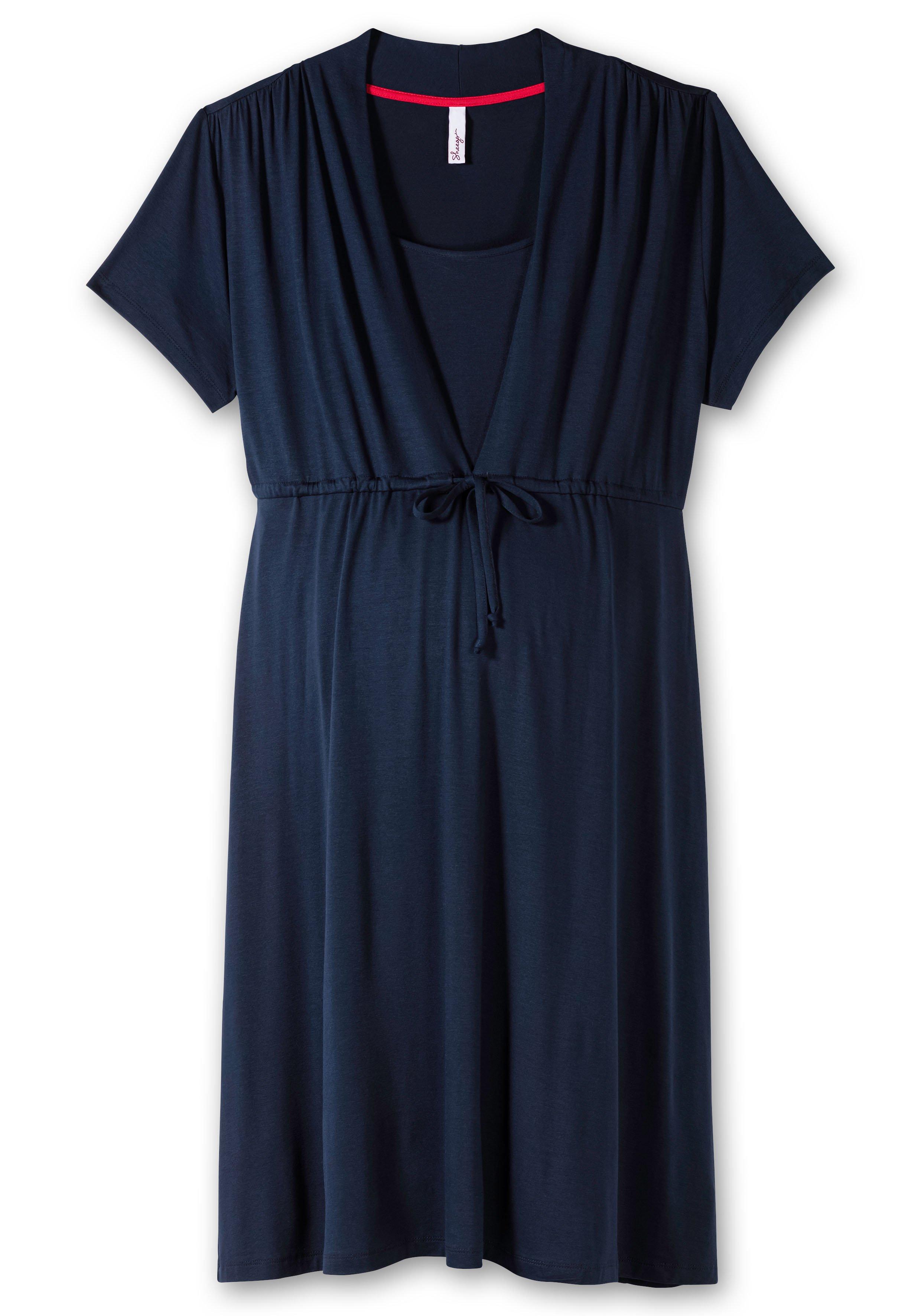 Stillkleid aus Jersey, mit Unterbrust-Tunnelzug