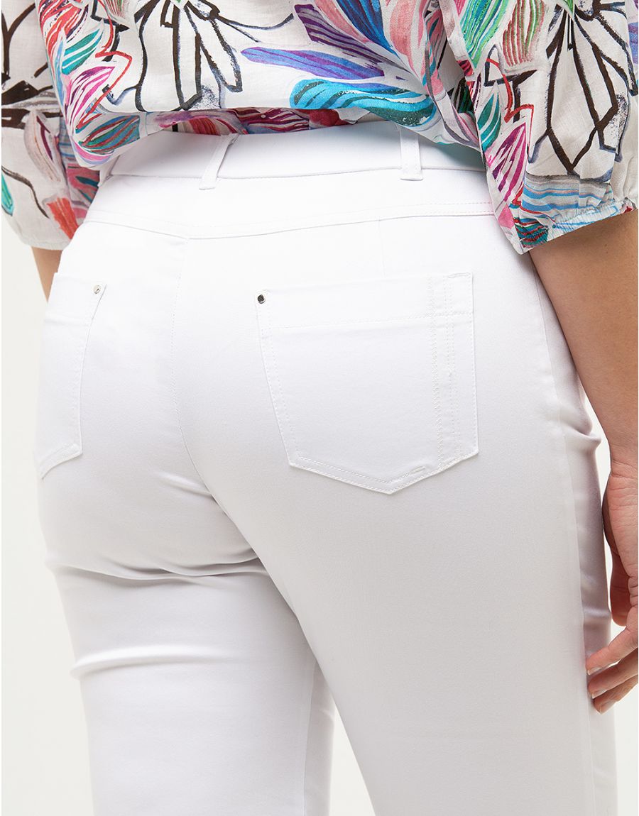 Corsaire coton blanc