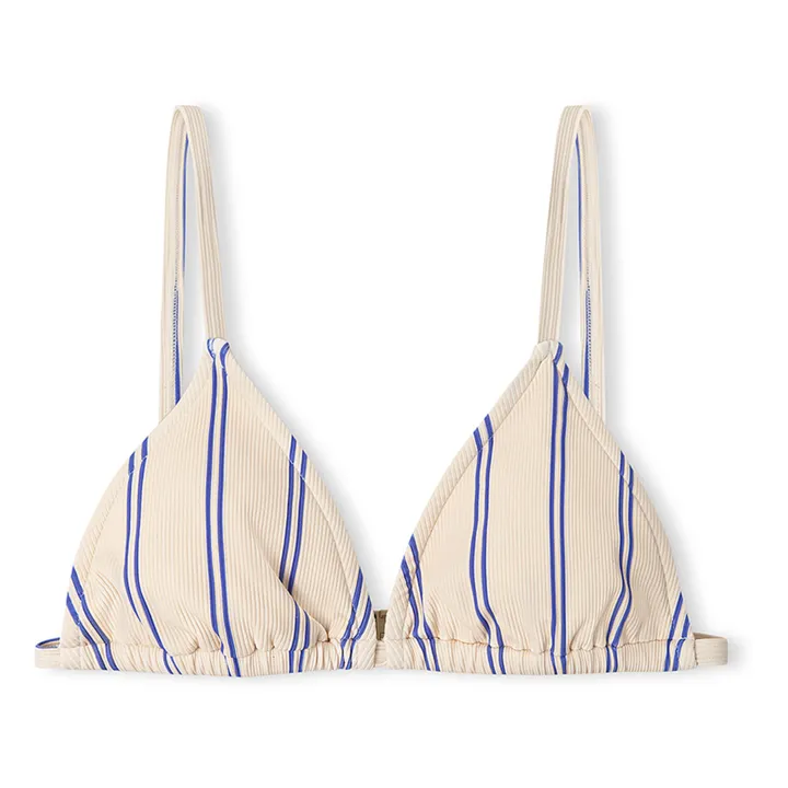 Zulu & Zephyr Haut de Maillot Marine Rayures | Ecru
