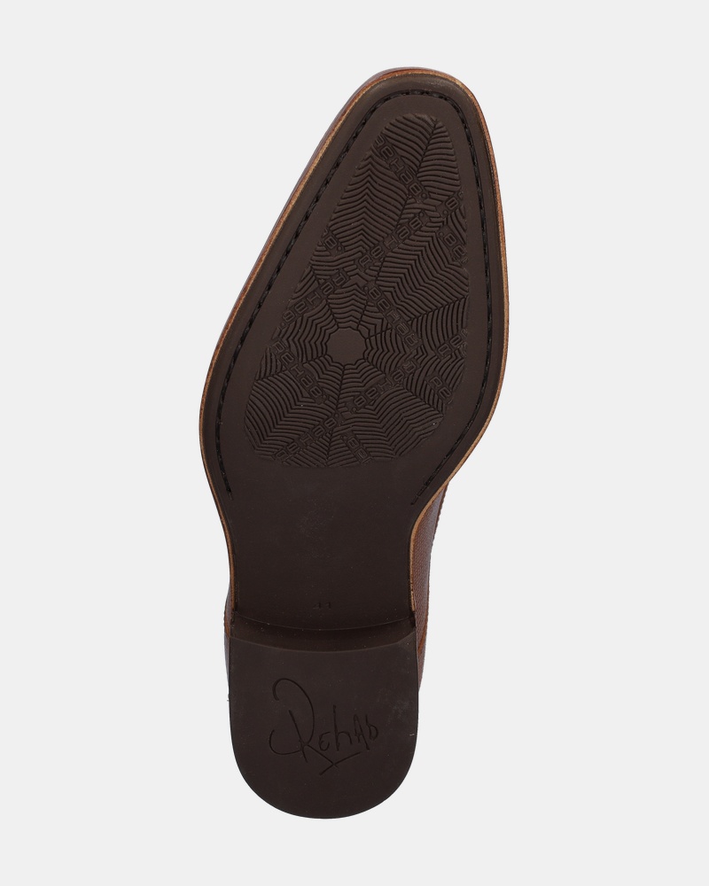 Rehab Greg Wall Lage nette schoenen  - cognac