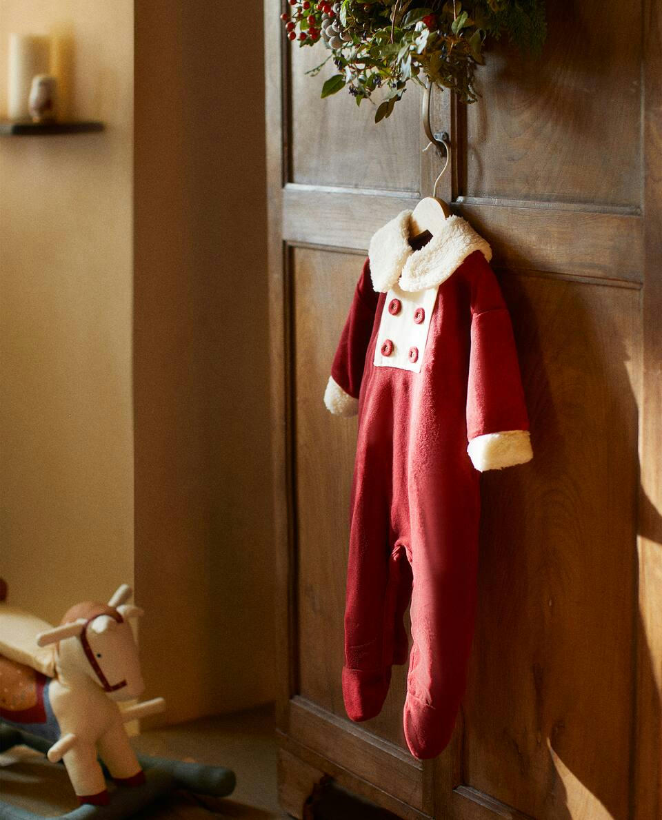 MACACÃO INFANTIL DE PAPAI NOEL