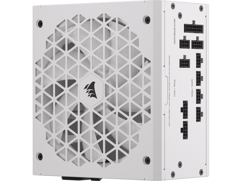 Corsair Netzteil RMx SHIFT White RM750x 750 W Vollmodulares ATX-Netzteil mit 750 W und 80 PLUS Gold Zertifizierung