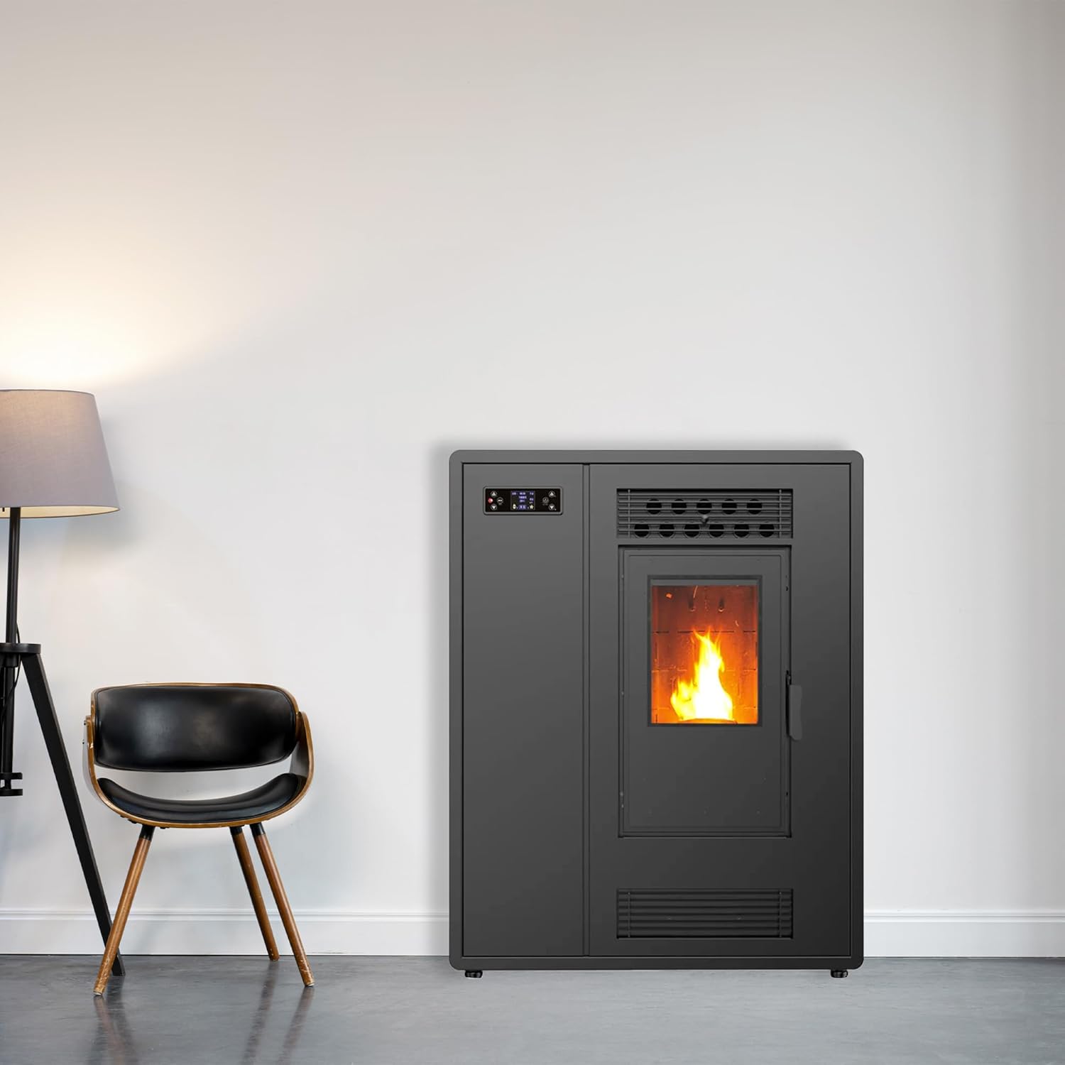 Sannover Air Slim Astral Pelletofen 12,2 kW schwarz