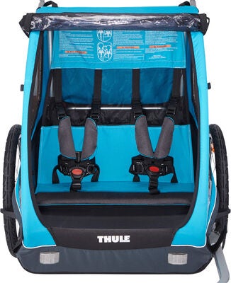 Thule Coaster XT Sykkelvogn inkl. Gåsett, Blue