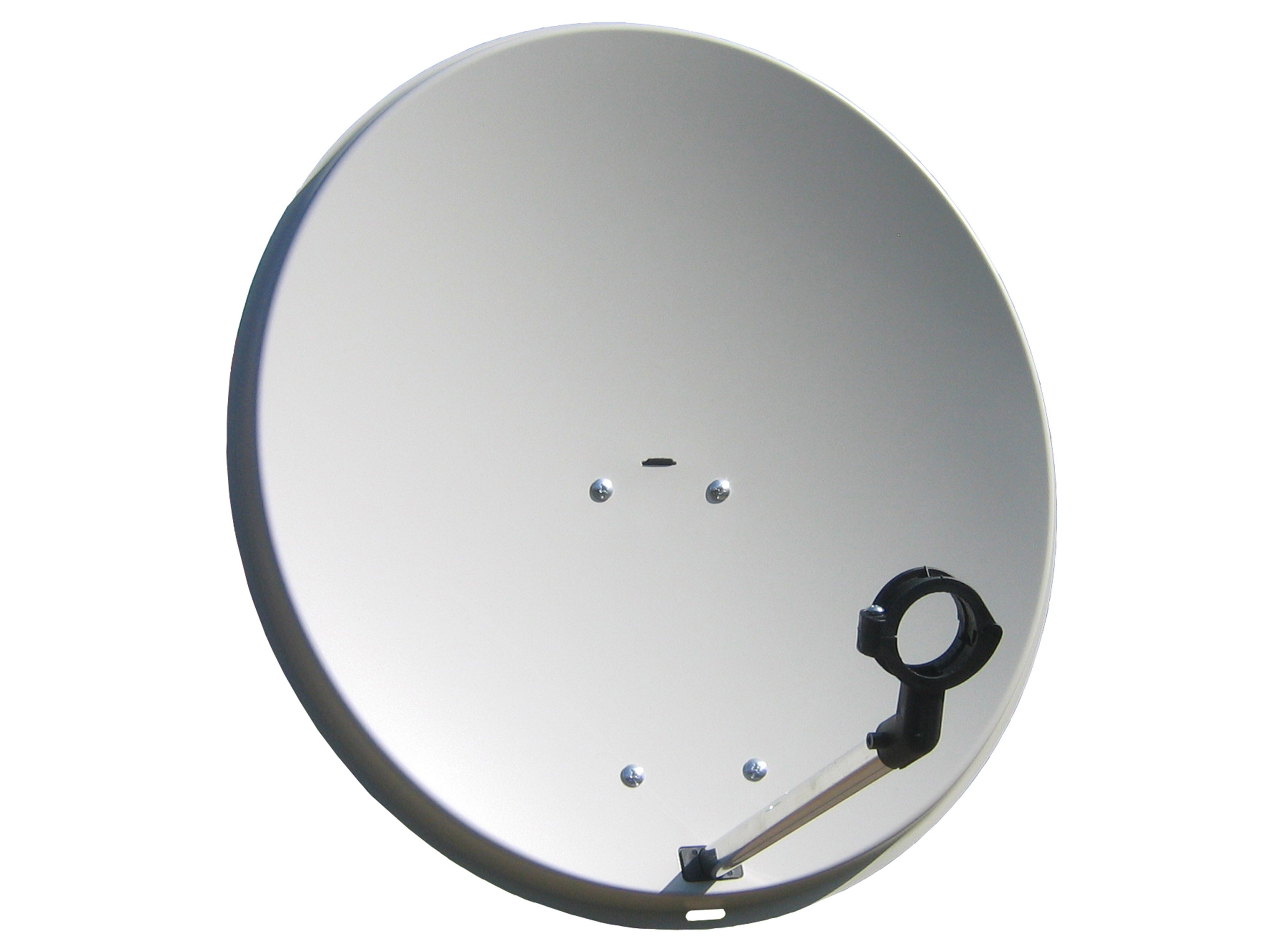 sky vision Stahl Satellitenspiegel 58 cm, 40 mm Feedaufnahme, RAL 7035