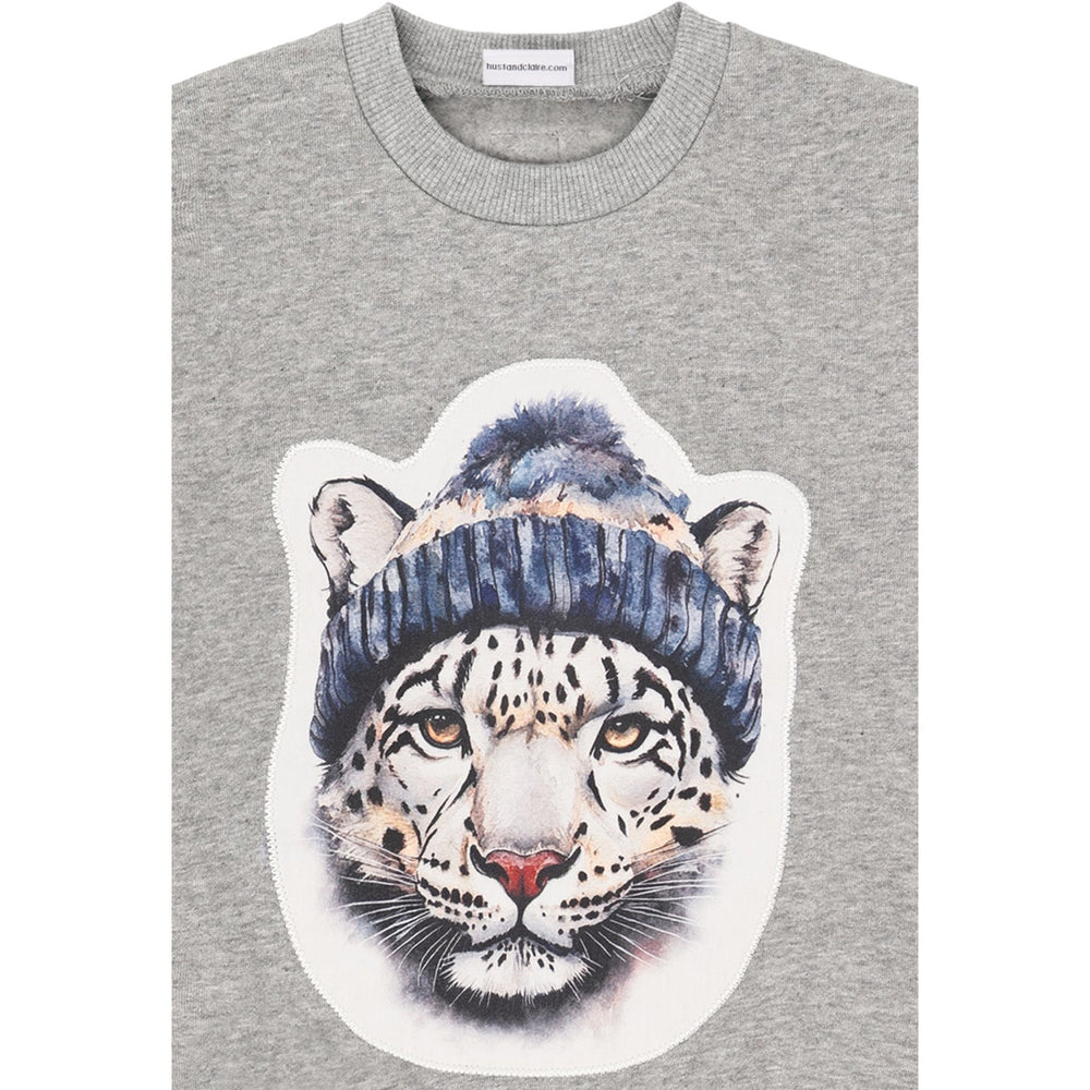 Køb Hust & Claire Tile Grey Melange Sejer Snow Leopard