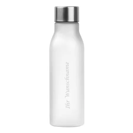 Macma Kunststoff Trinkflasche, 550 ml, transluzent weiß