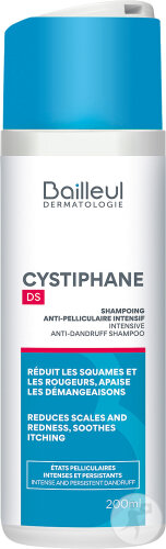 Cystiphane DS Shampoing Anti-Pelliculaire Intensif États Pelliculaires Intenses Et Persistants 200ml