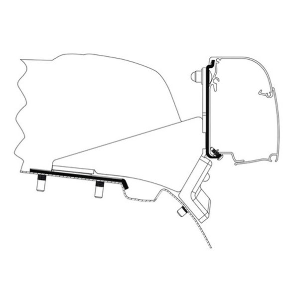 Adaptateur Store Thule 4200 Mercedes Vito Class V toit relevable SCA