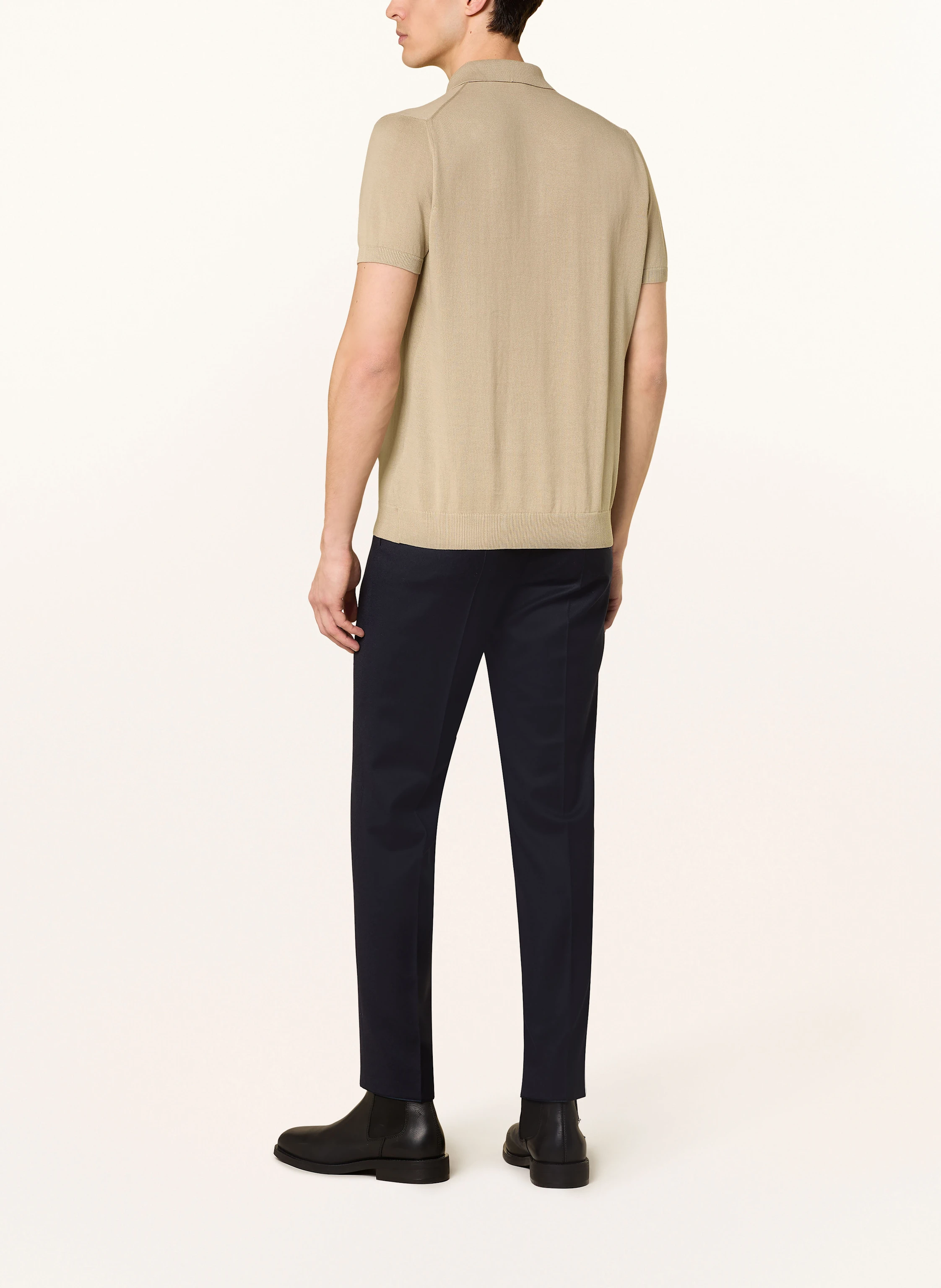 DRESSLER Strick-Poloshirt