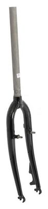 Fourche VTT XC  Al mountain - Acier - 1 pouce 1/8 - Roue 26  - Disque et cantilever