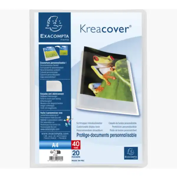 Sichtmappe Kreacover 20 Hüllen DIN A4
