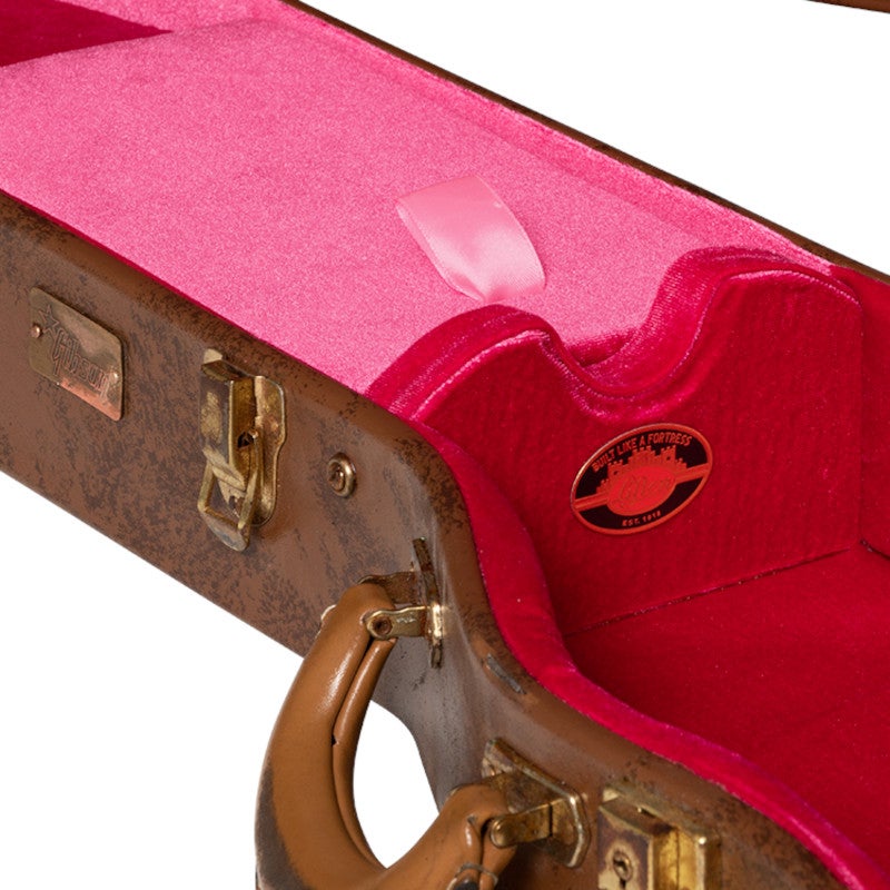 Gibson Lifton Historic 5-Latch Brown/Pink Hardshell Case Les Paul koffer voor Gibson Les Paul
