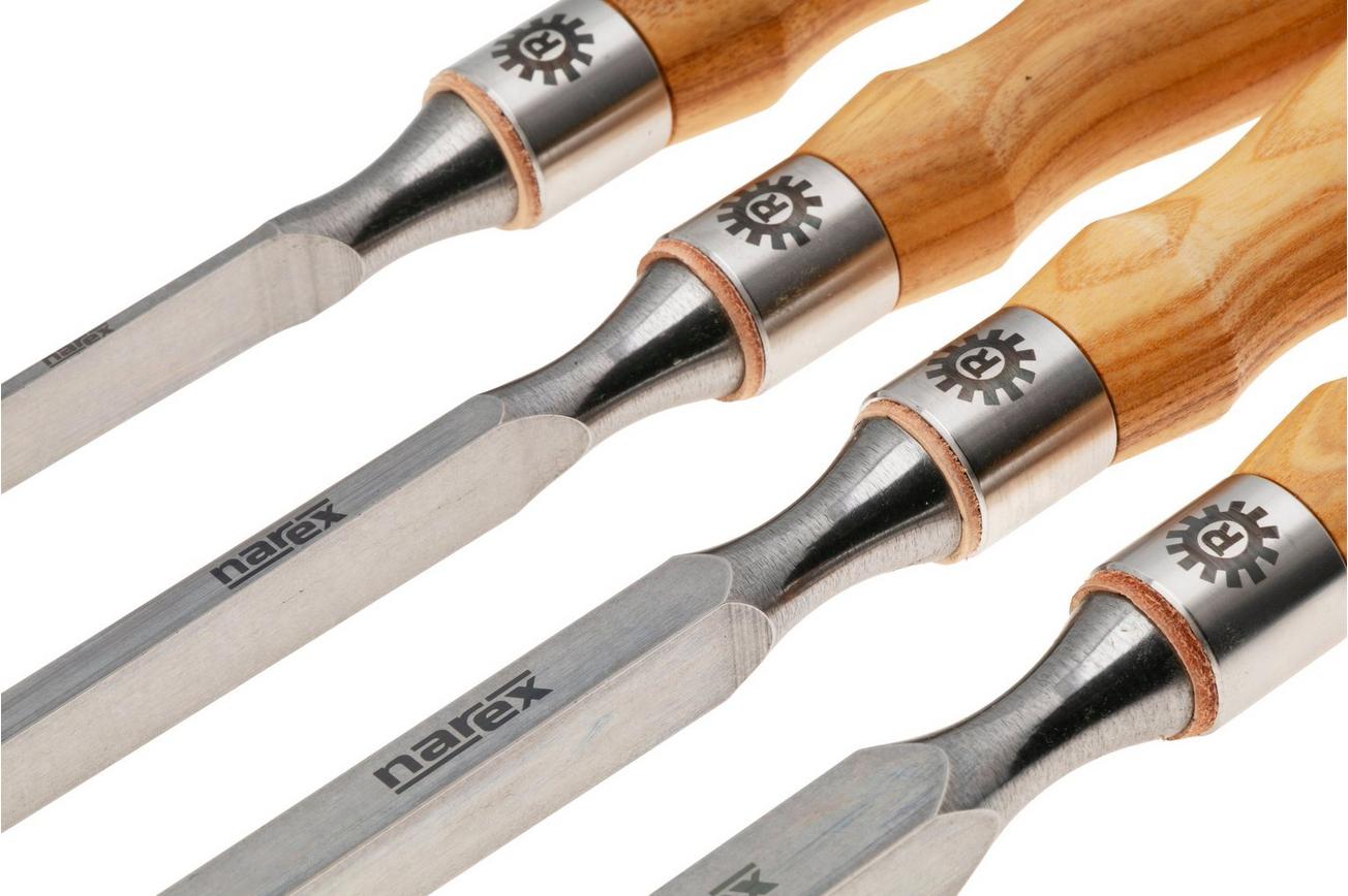 Narex Richter Premium Mortise Chisel Set 863900, schietbeitelset 3-6-9-12 mm, 4-delig