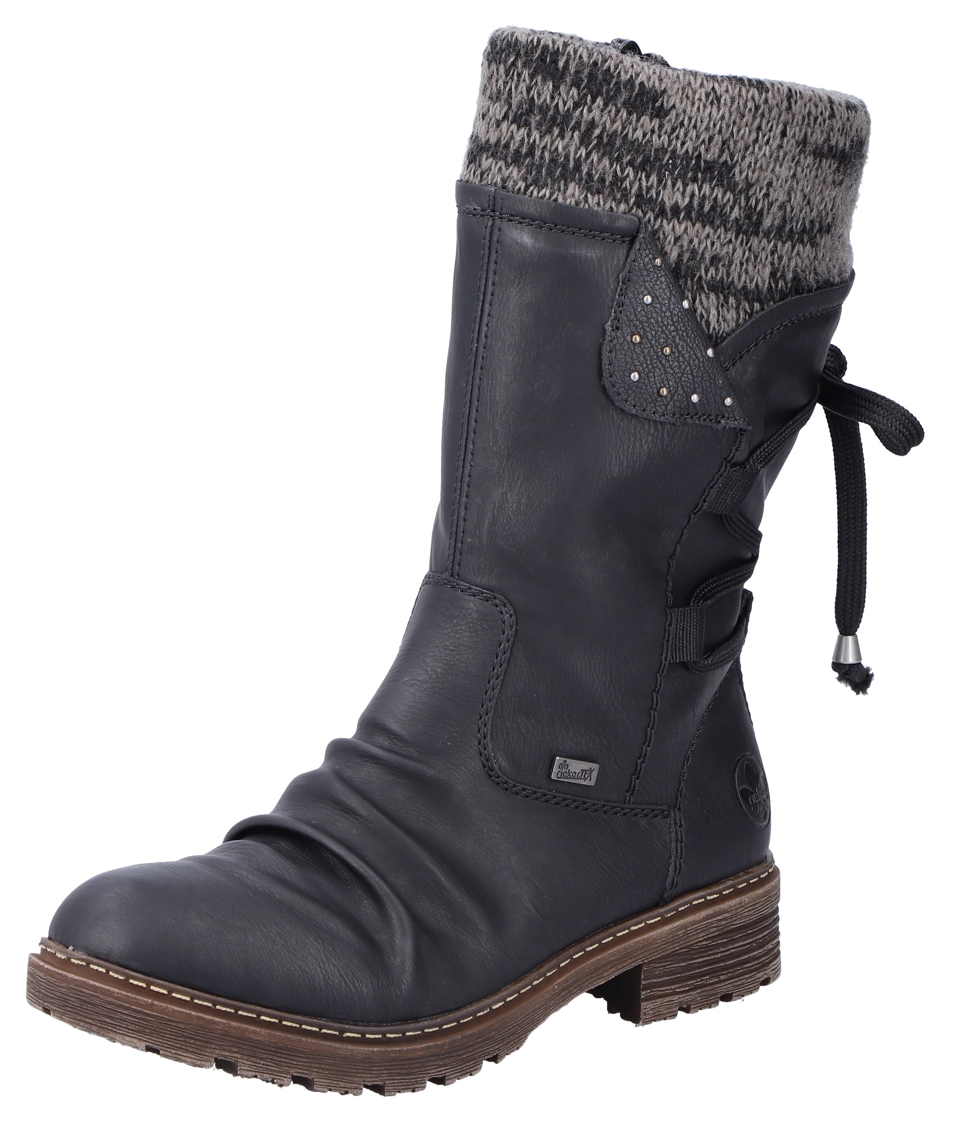 Rieker Winterstiefel  , Winterboots, Profilsohle, Warmfutter, mit Rieker-TEX