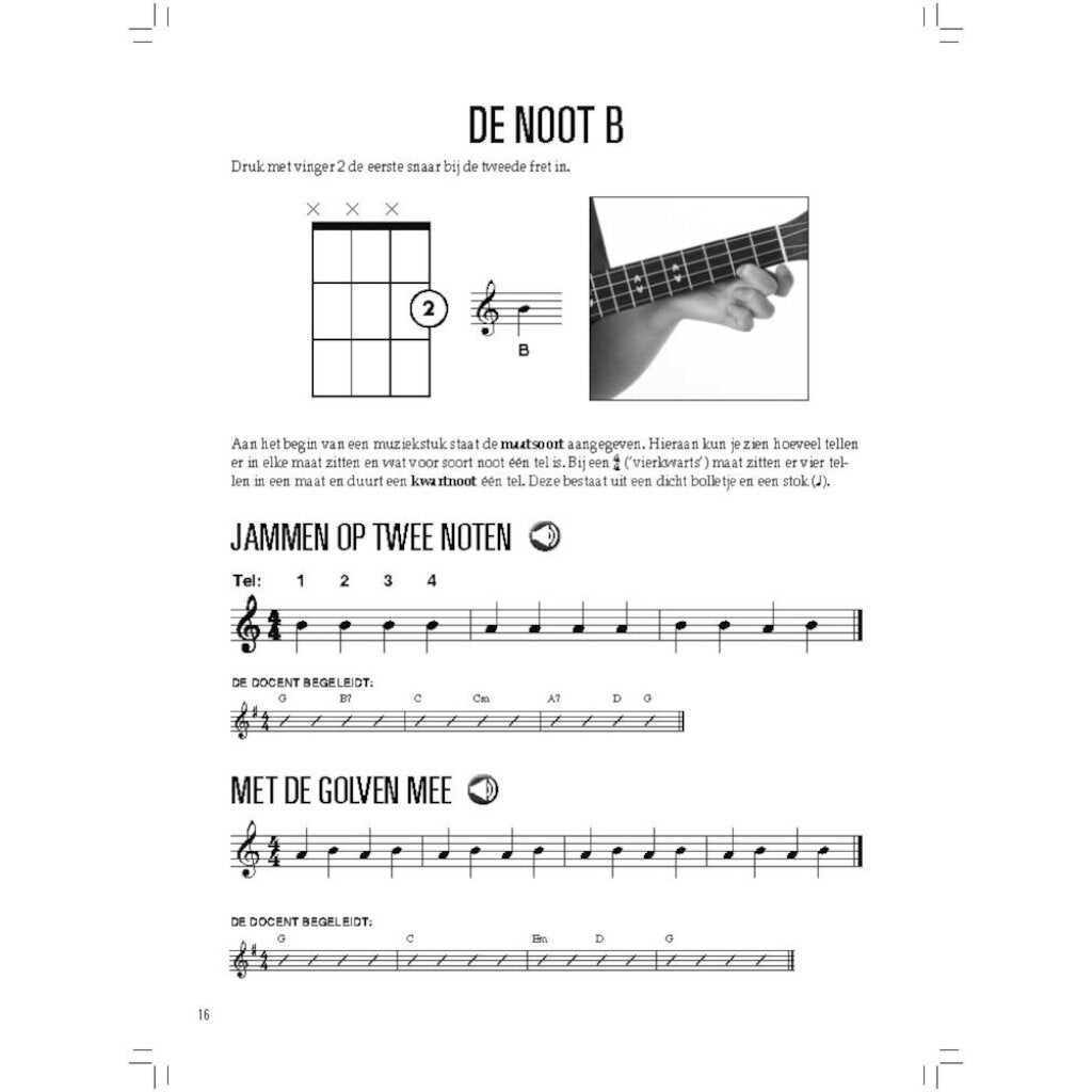 Hal Leonard Ukelele voor Kids, een beginnerscursus met stap-voor-stap instructies