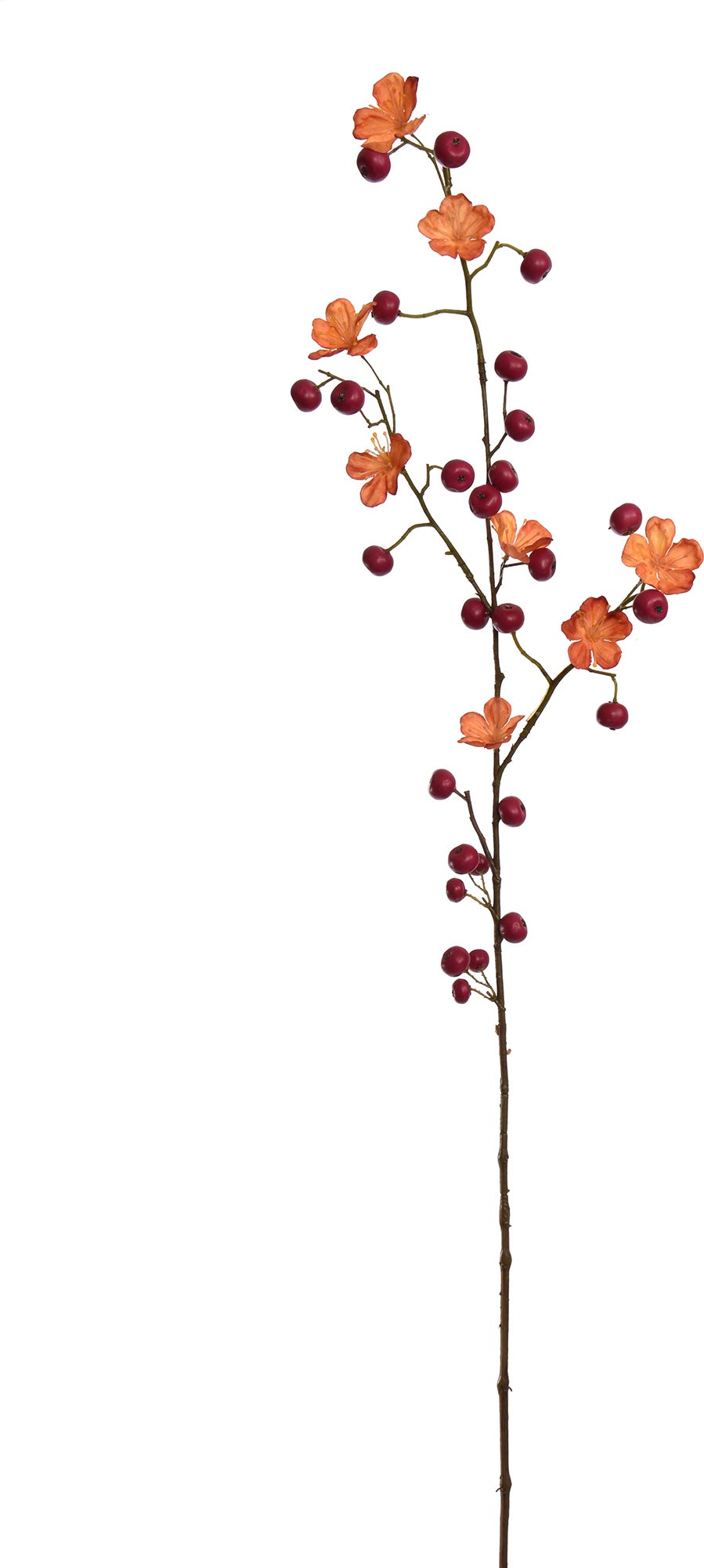 Jasaco PURE kunstbloem met bessen paars 110 cm