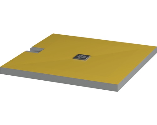 Betegelbare douche-elementset Wesko BED 100 x 100 x 7 cm oranje structuur 50020202