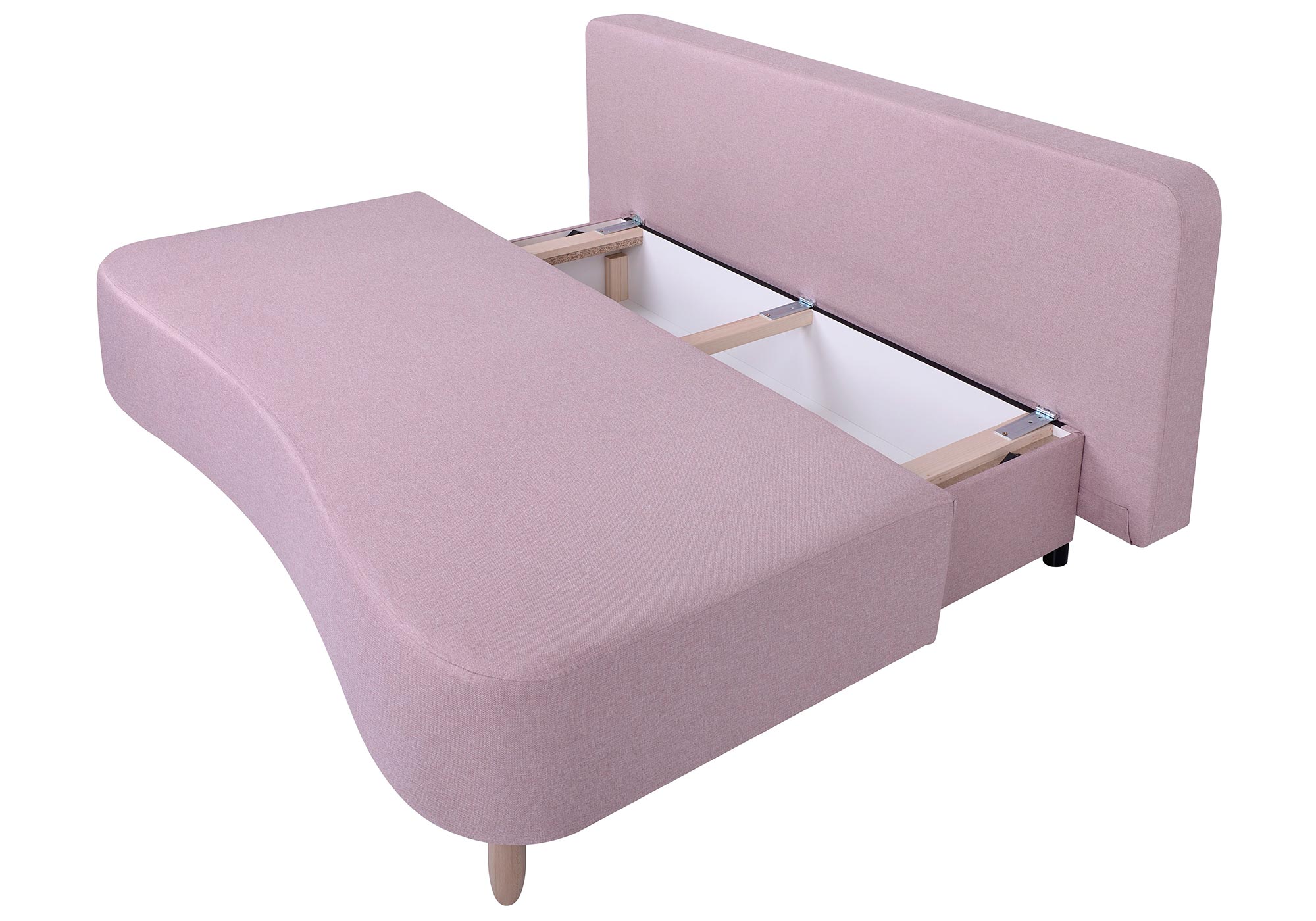 Schlafsofa - flamingo - Federkern - Staukasten