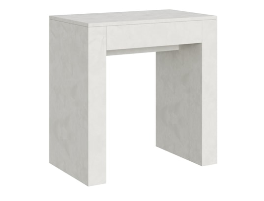 ITAMOBY - Console extensible allin 78x47/299cm blanc spatulé