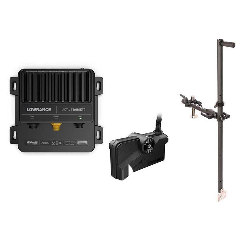 Pack Sonde Lowrance Active Target 2 + Perche De Sonde Amovible 360° Pike’N Bass