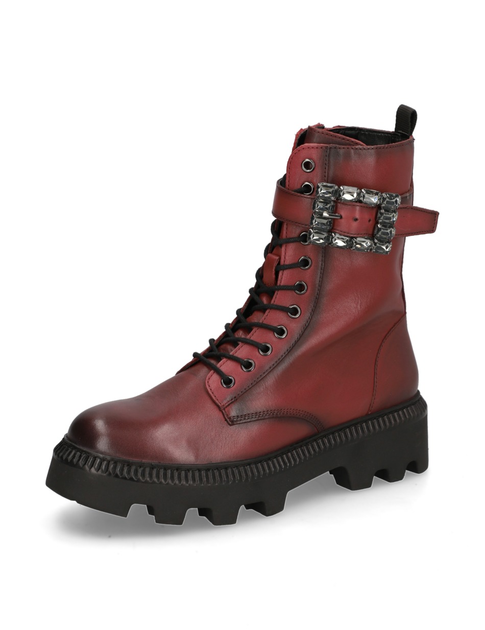 Glattleder Schnürboot
