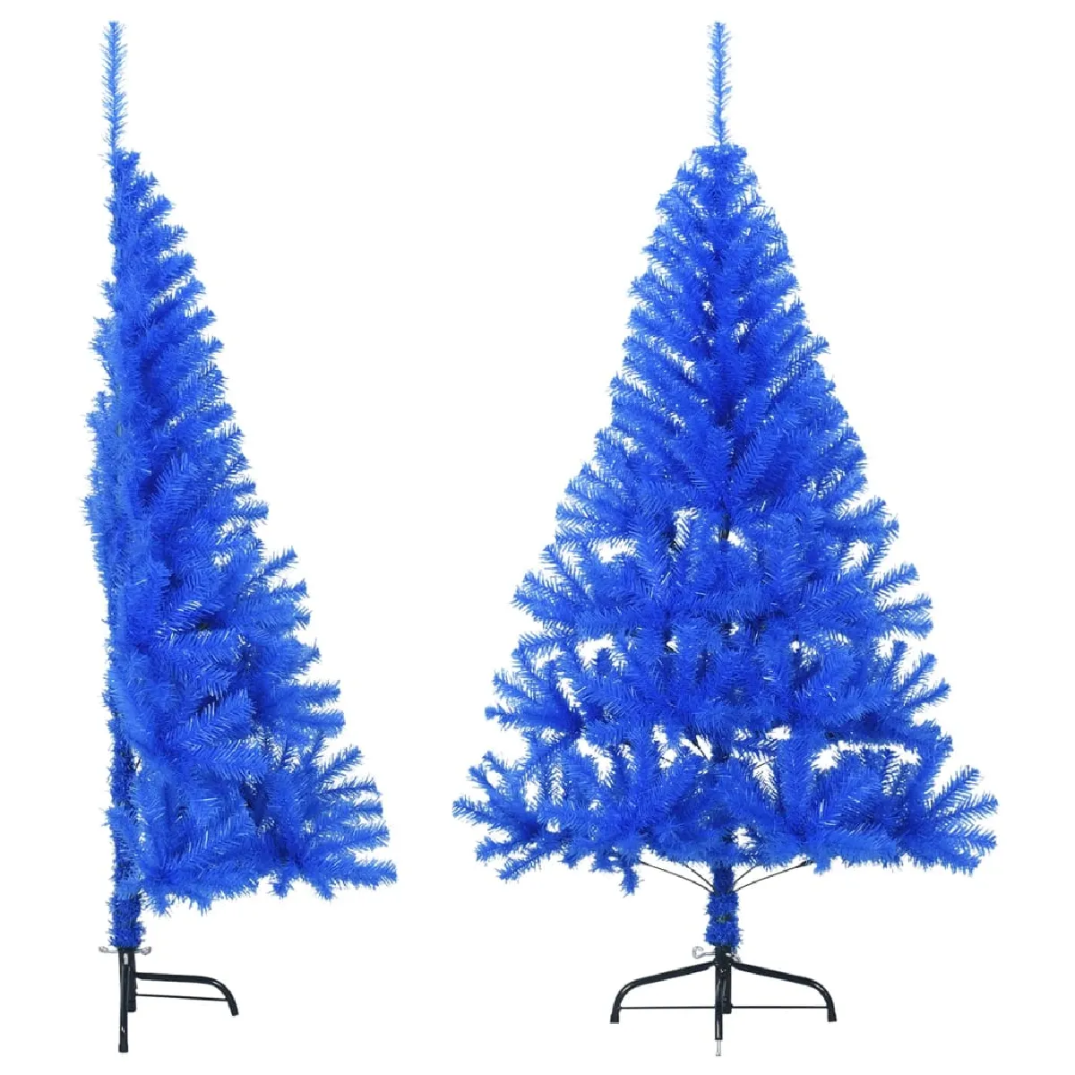 vidaXL Demi Sapin de Noël Artificiel Bleu 120 cm