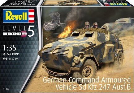 Revell - German Command Bil Byggesæt - 1:35 - Level 5 - 03335