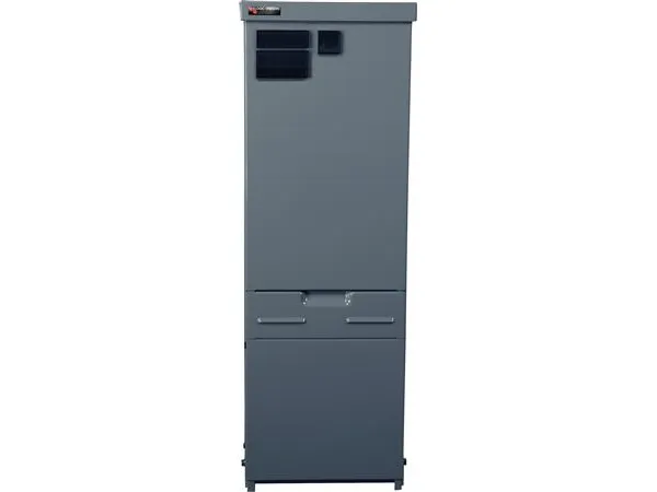 TRIARCA Kabelskab KSEÅ 3018094 leder skinnesystem 630A.Skab HxBxD: 700x396x198mmStål IP34D grå RAL 7037
