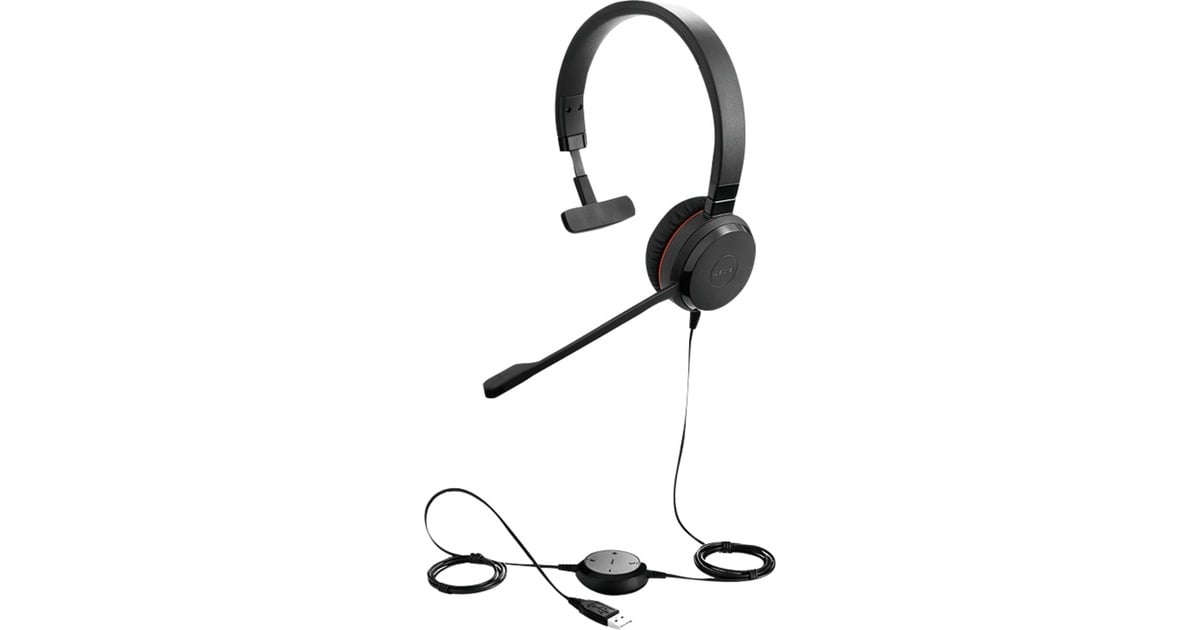 JabraEVOLVE 30 II UC Mono on-ear headset  (Zwart)