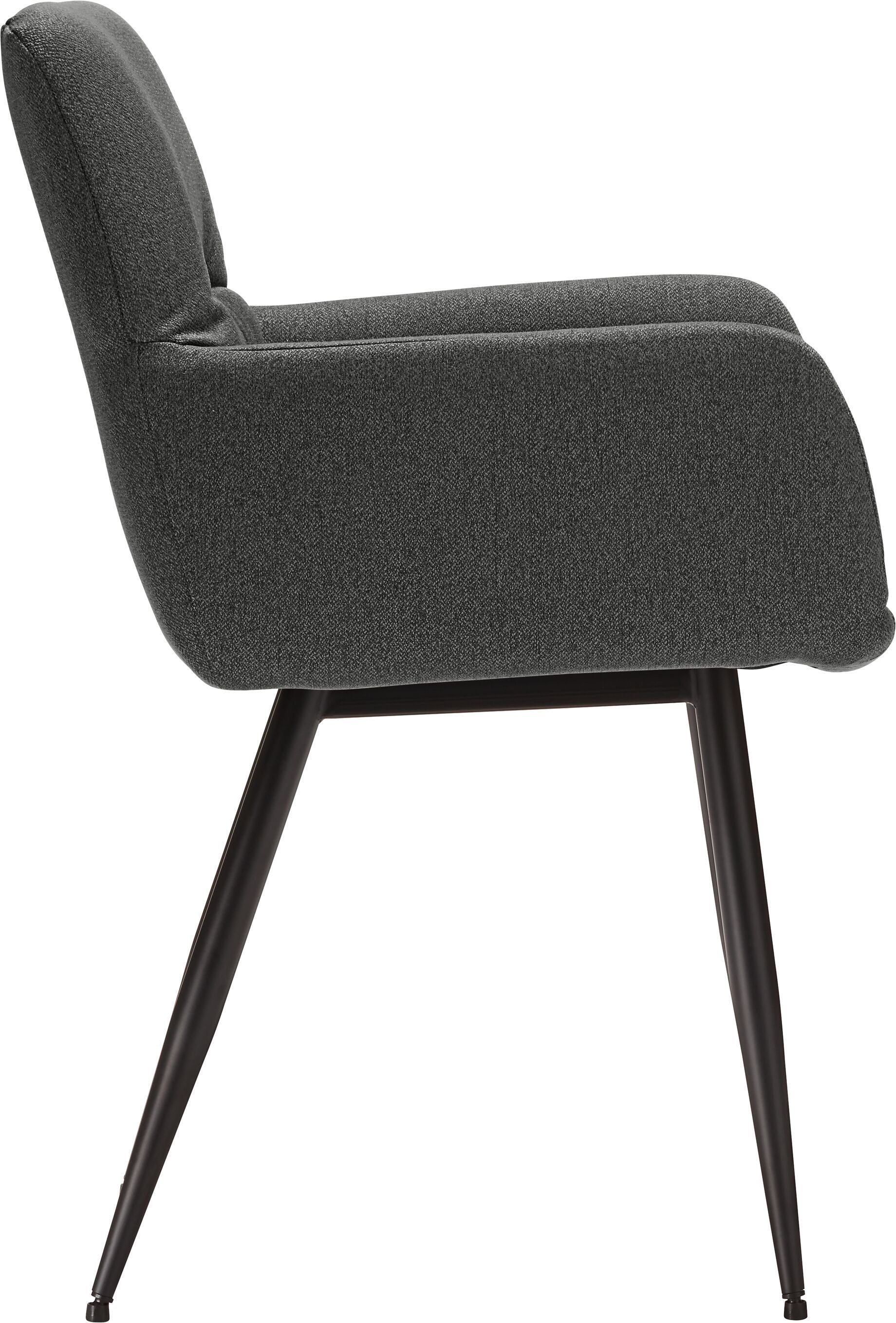 NAVIGLI II Stuhl - Dunkelgrau / B: 58.0 cm x T: 61.0 cm x H: 90.0 cm