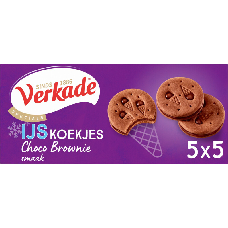 Verkade IJskoekjes chocolade brownie