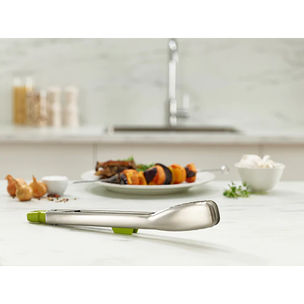 Pince de cuisine inox verrouillable avec supports intégrés Elevate Ste