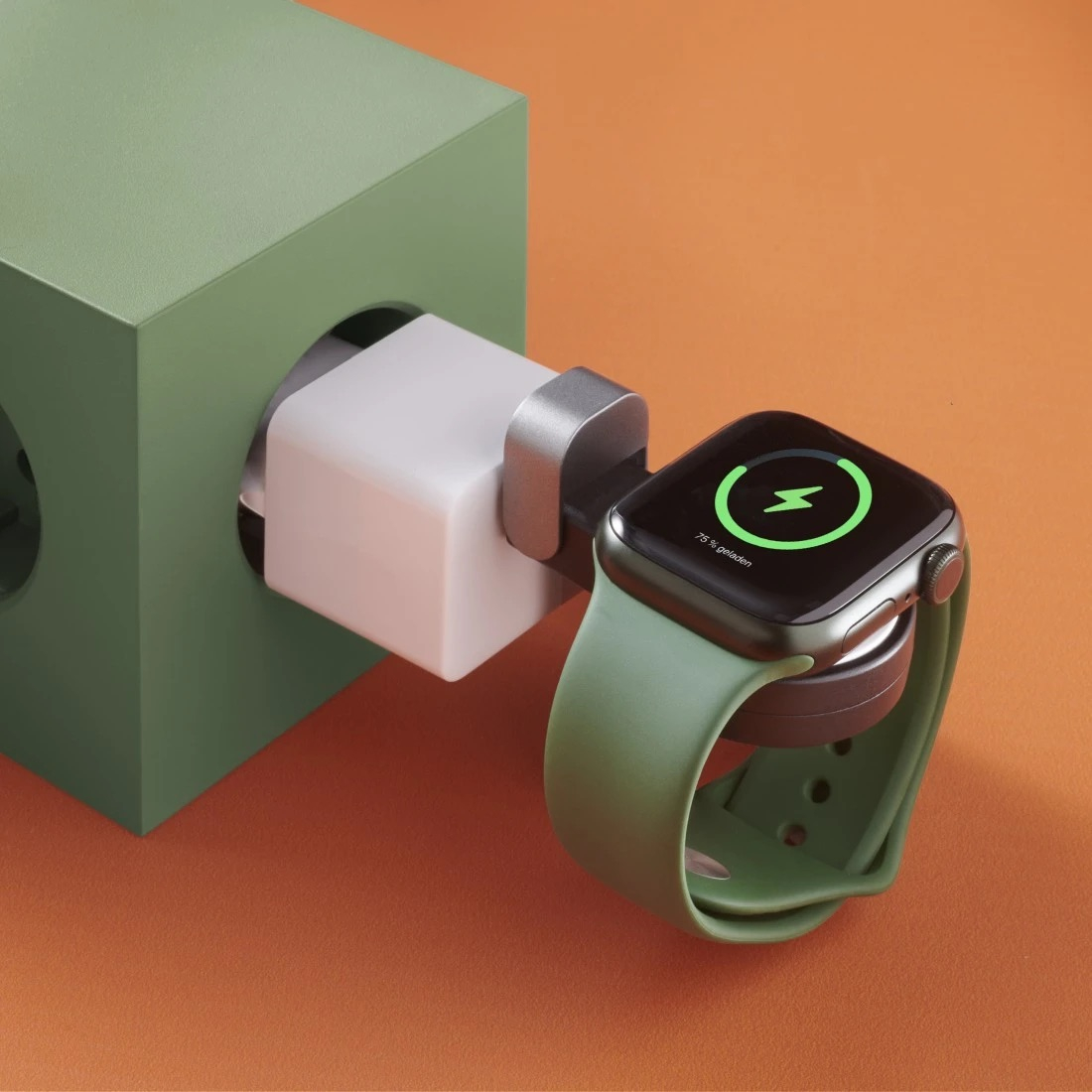 USB C auf Apple Watch Magnetisches Wireless Ladegerät (00201698) - Schwarz