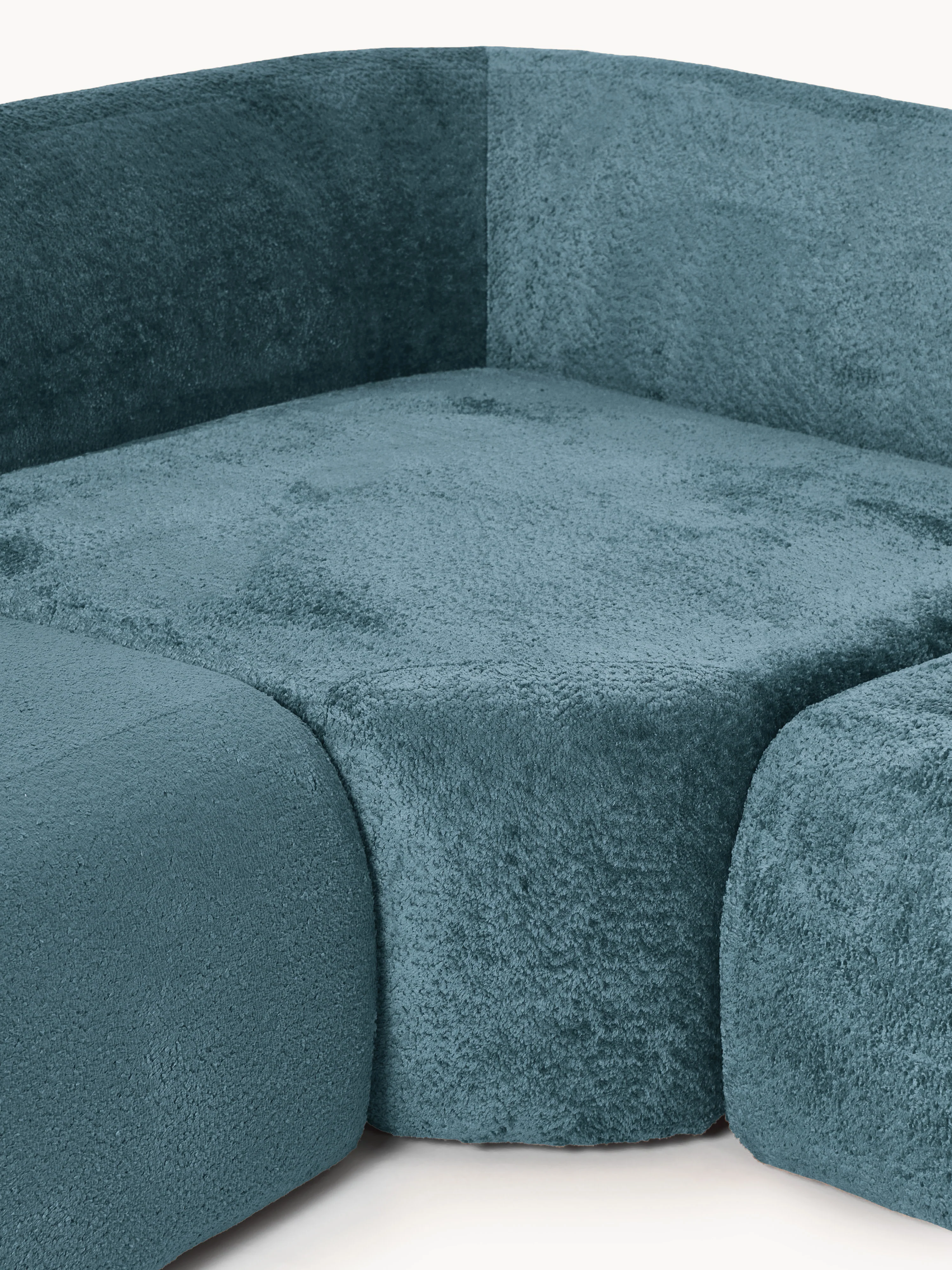 XL modulaire teddy bouclé bank Wolke