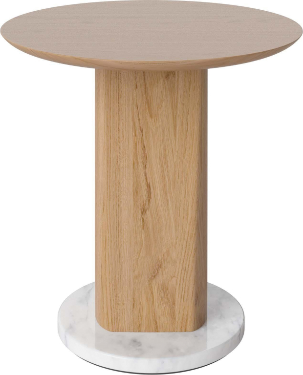 Bolia Root bijzettafel H44 Ø42 naturel geolied eiken