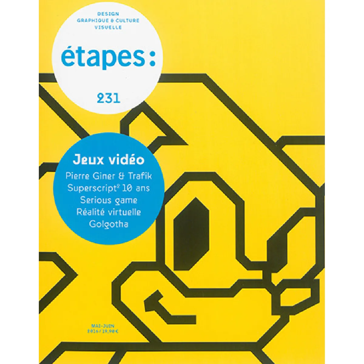 Etapes : design graphique & culture visuelle, n° 231. Jeux vidéo · Occasion