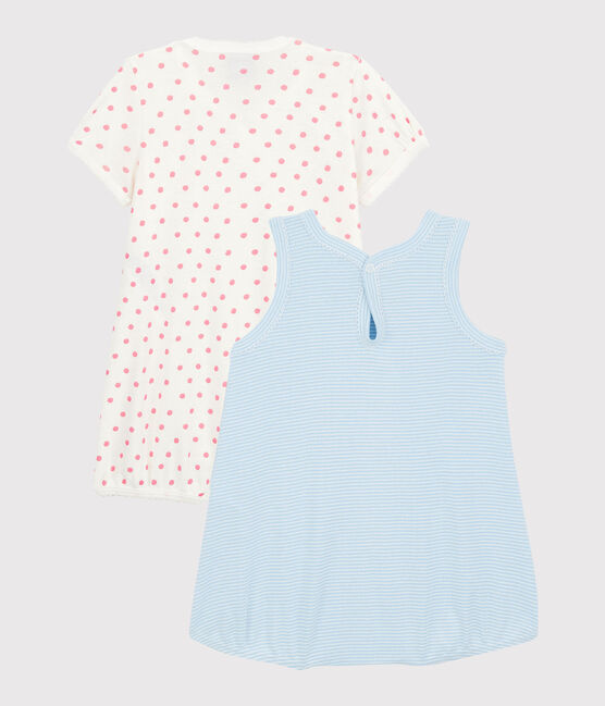 Lot de 2 combicourts en coton