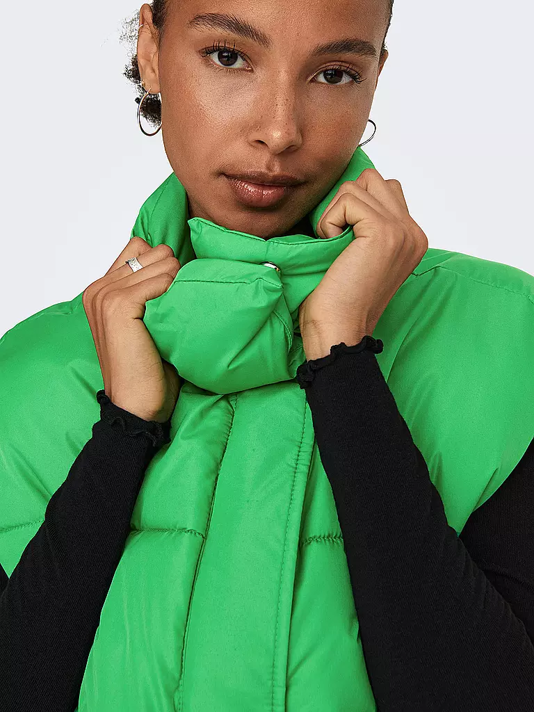 ONLY Steppgilet ONLTENNA grün