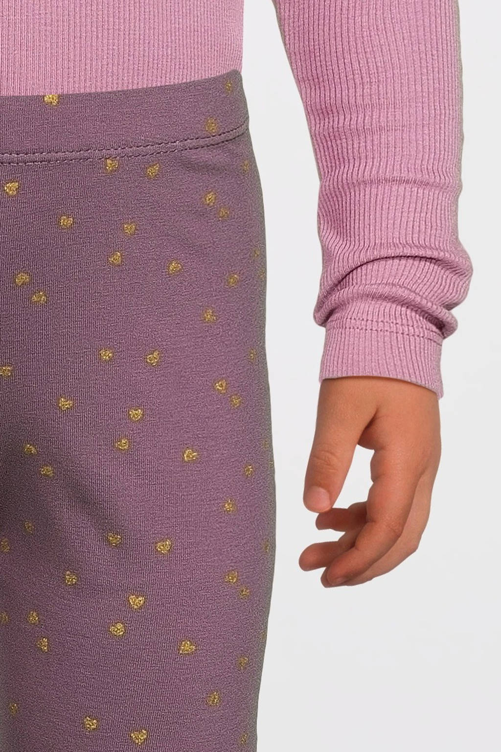 NAME IT legging NMFVIVIAN met all over print oudroze/goud