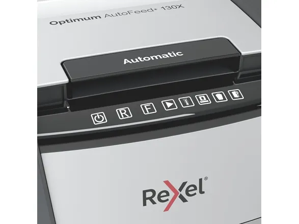 Makulator Rexel Optimum AutoFeed  130X krydsmakulering 4x28 mm (P-4)