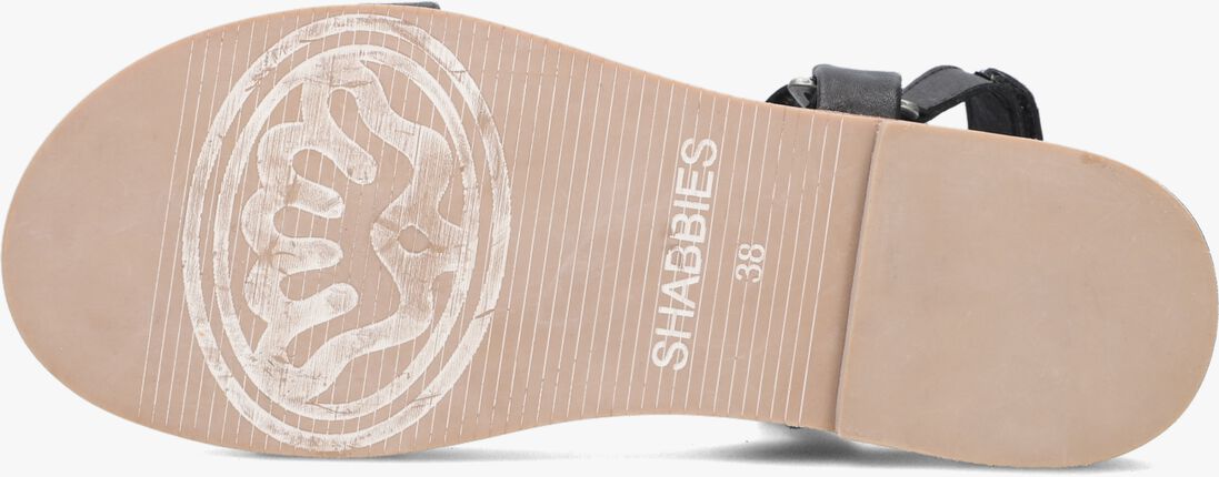 SHABBIES zwarte shabbies sandalen 170020244